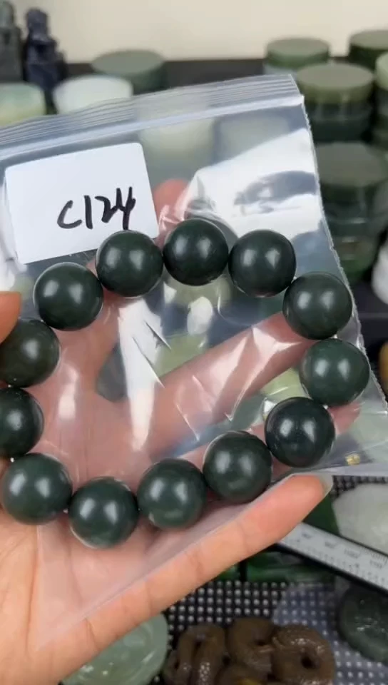 和田玉未镶嵌珠宝半成品手串