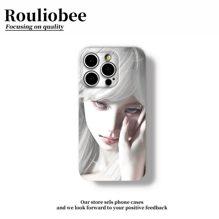 BANCA权威女神适用苹果17新款手机壳16pro华为P70vivo小米15oppo