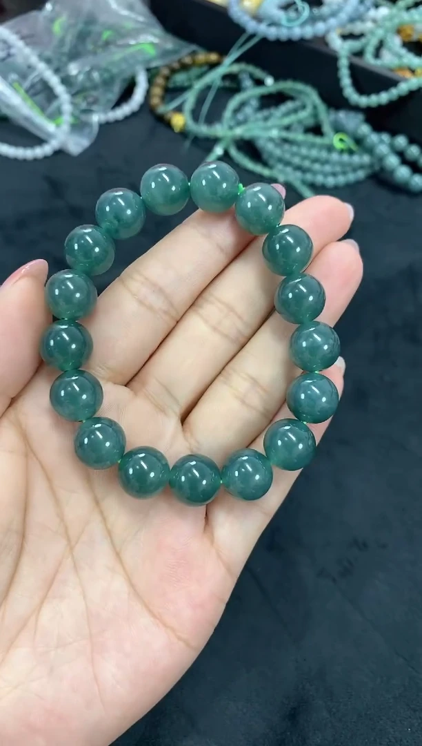 项链未镶嵌翡翠天然翡翠大卡手链