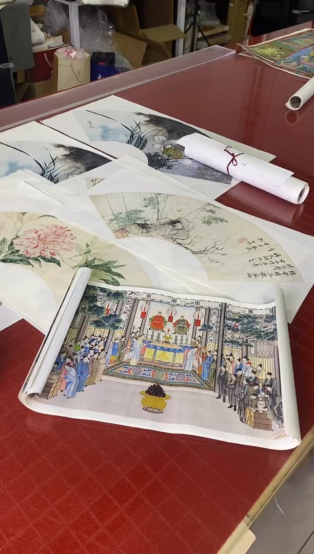红楼梦连环画共4张