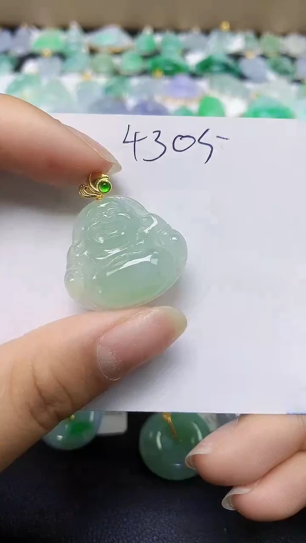 翡翠未镶嵌颈饰天然缅甸翡翠A货