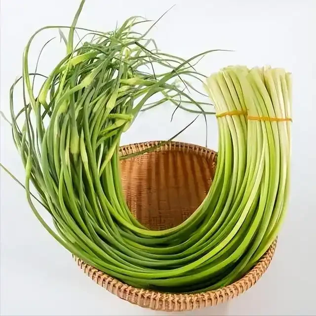 外婆家乡农家自种蒜苔