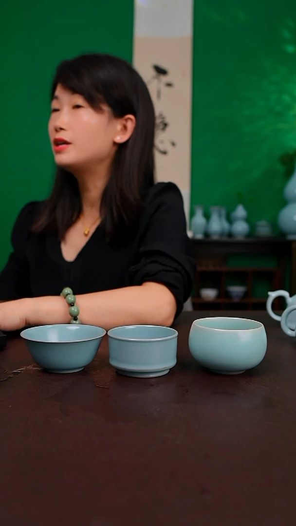 二级仿古杯三只  简装