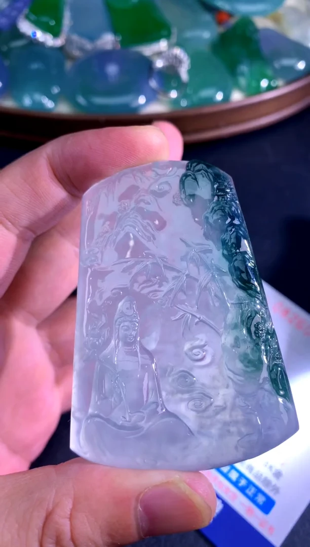 颈饰未镶嵌翡翠天然A货翡翠