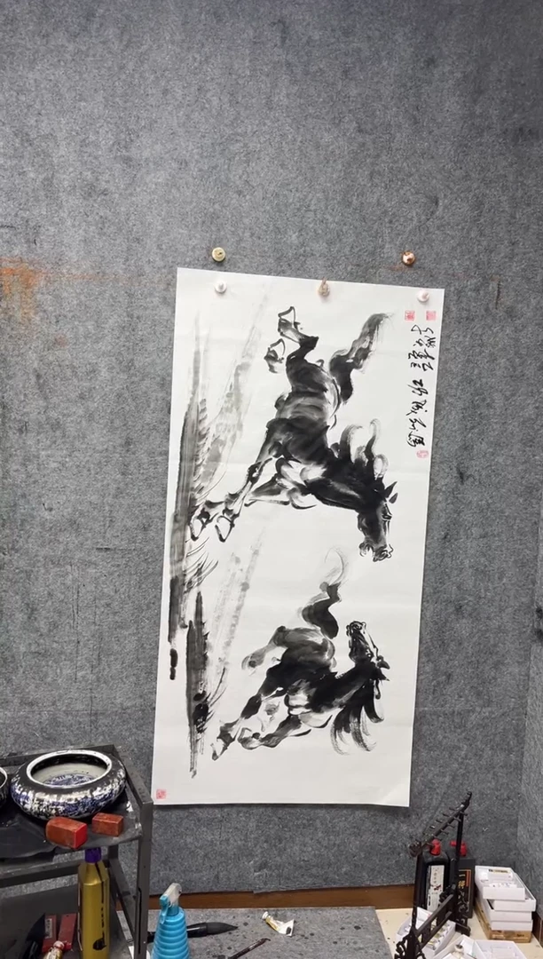 【闪购商品】国画马到成功 带收藏证书