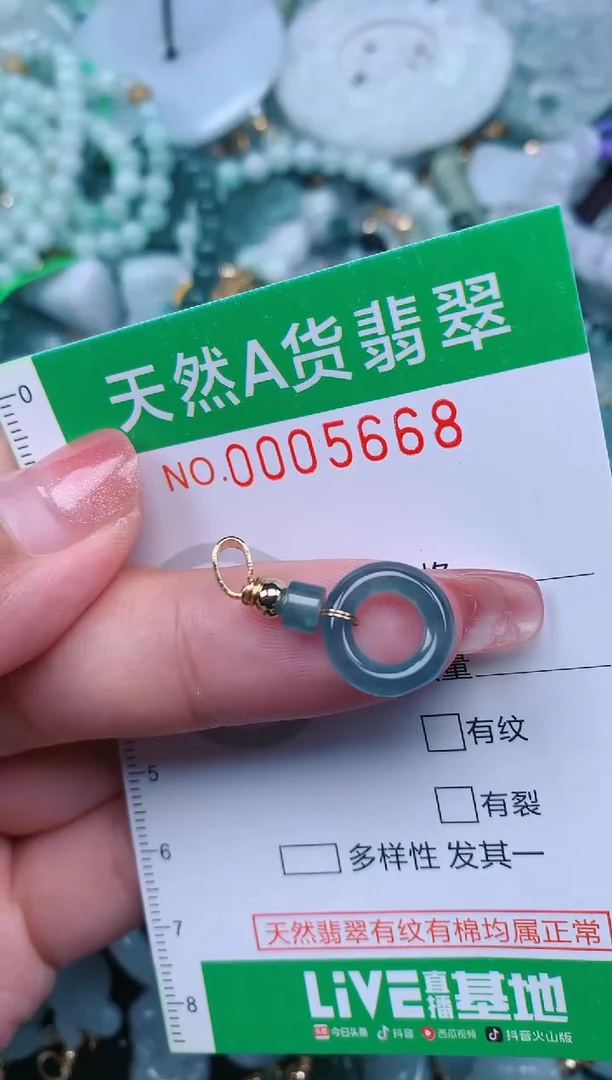 【闪购商品】翡翠未镶嵌颈饰.0005668