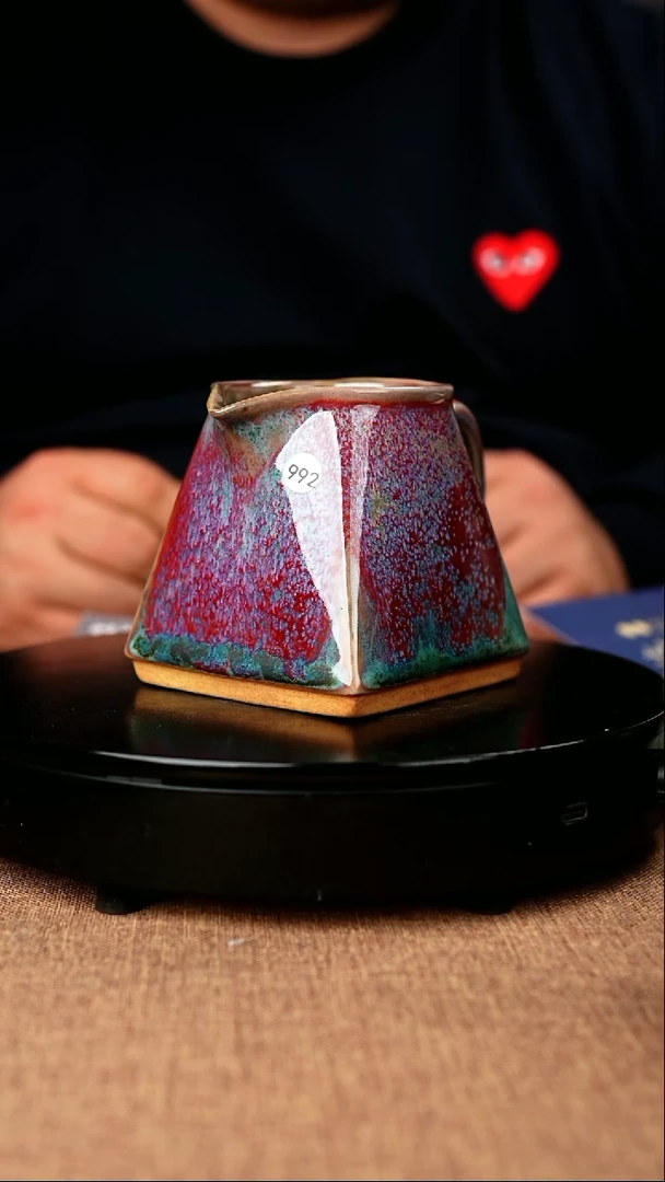 【闪购商品】992#省工一级品原矿钧瓷炉钧釉公道杯