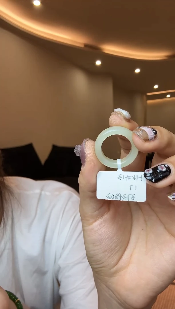 【闪购商品】和田玉戒指未镶嵌13码且末蓝