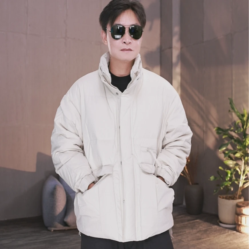 东倪MF 90白鸭绒立领大口袋设计男士羽绒服外套秋冬时尚 85D82117