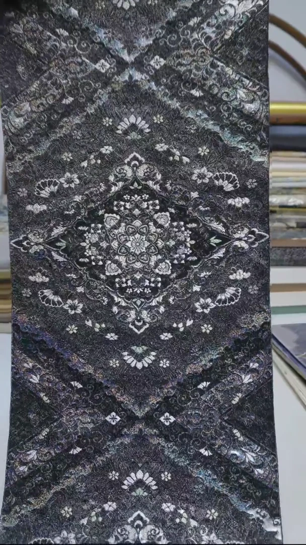 织绣57 金华山织宝石箔卷布