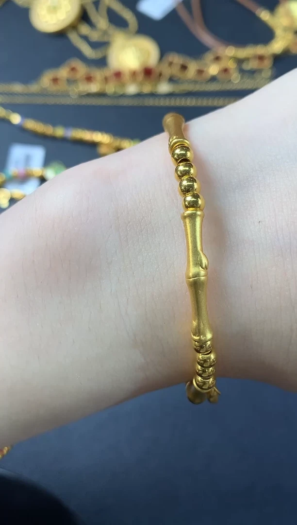 手链定制足金D621|2580