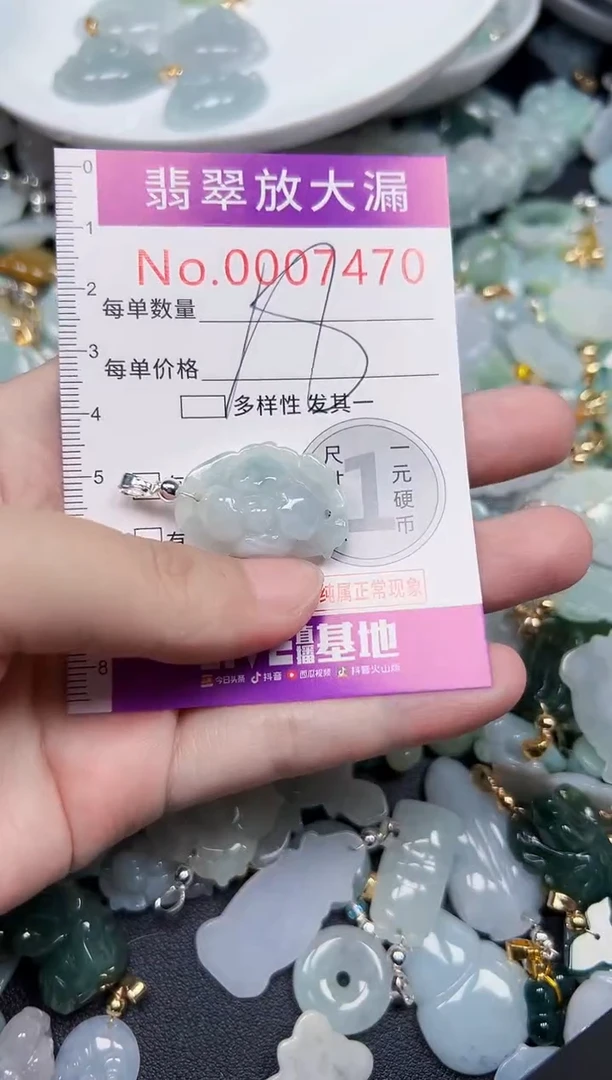 颈饰未镶嵌翡翠7470