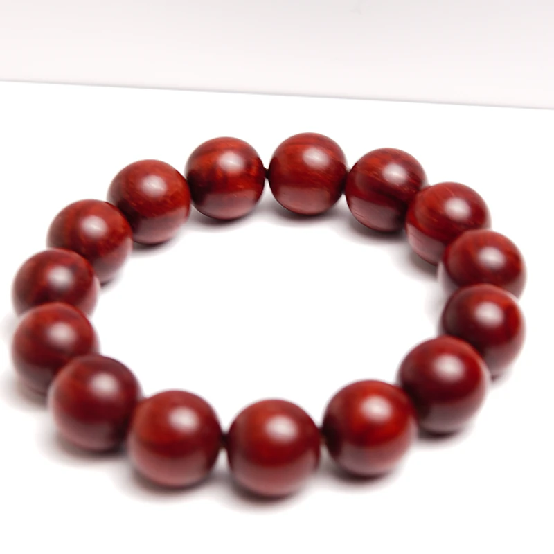 12mm圆珠 泥料 外二膘料 无胶膜 高油密  印度小叶紫檀手串