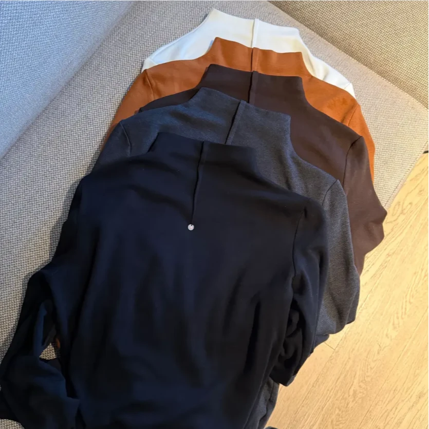 秋多双面简约大气马甲+磨毛打底上衣+显瘦百搭9分尼料裤BB50502