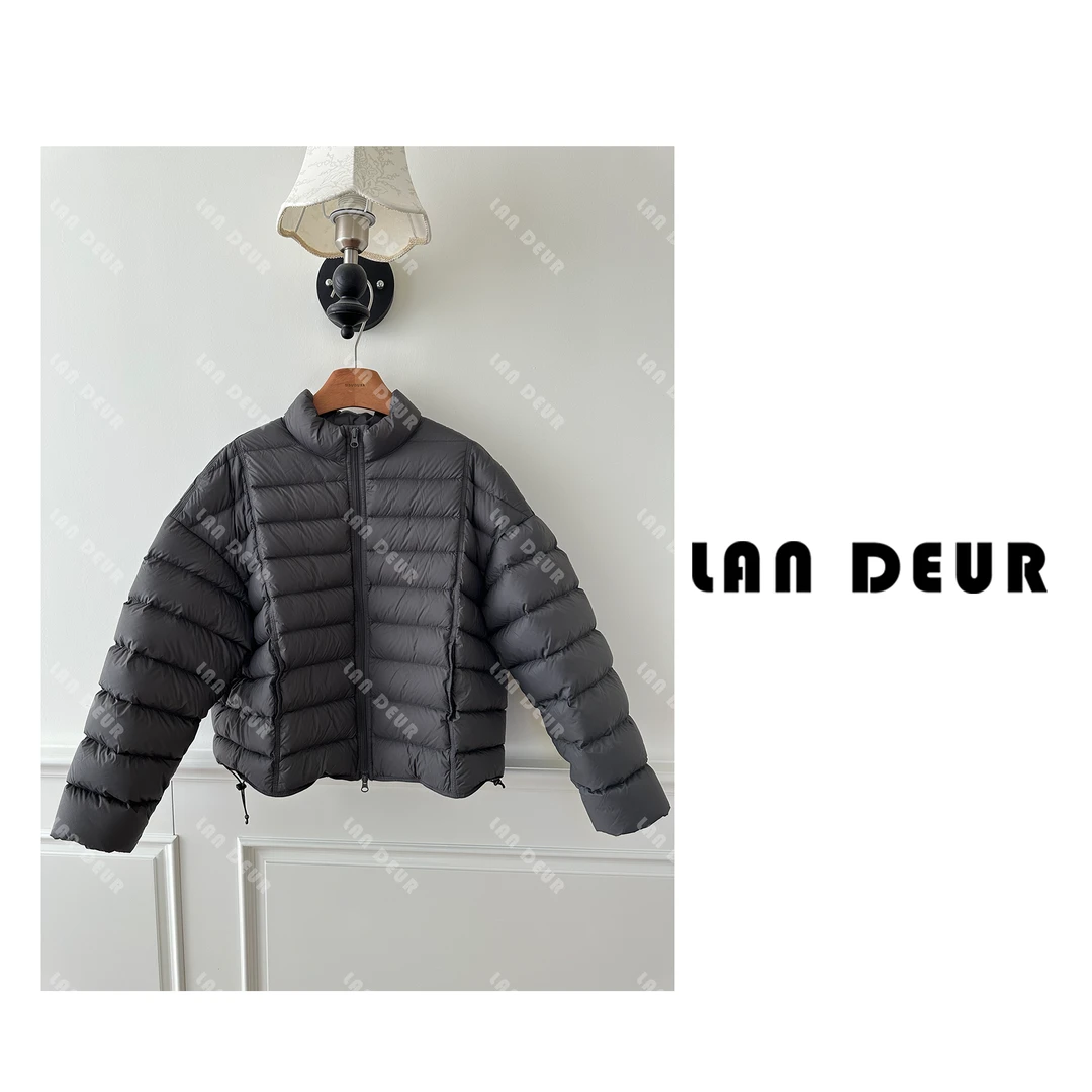 【雪松风信】排骨鹅绒服韩系立领气质老钱风显瘦保暖羽绒服女