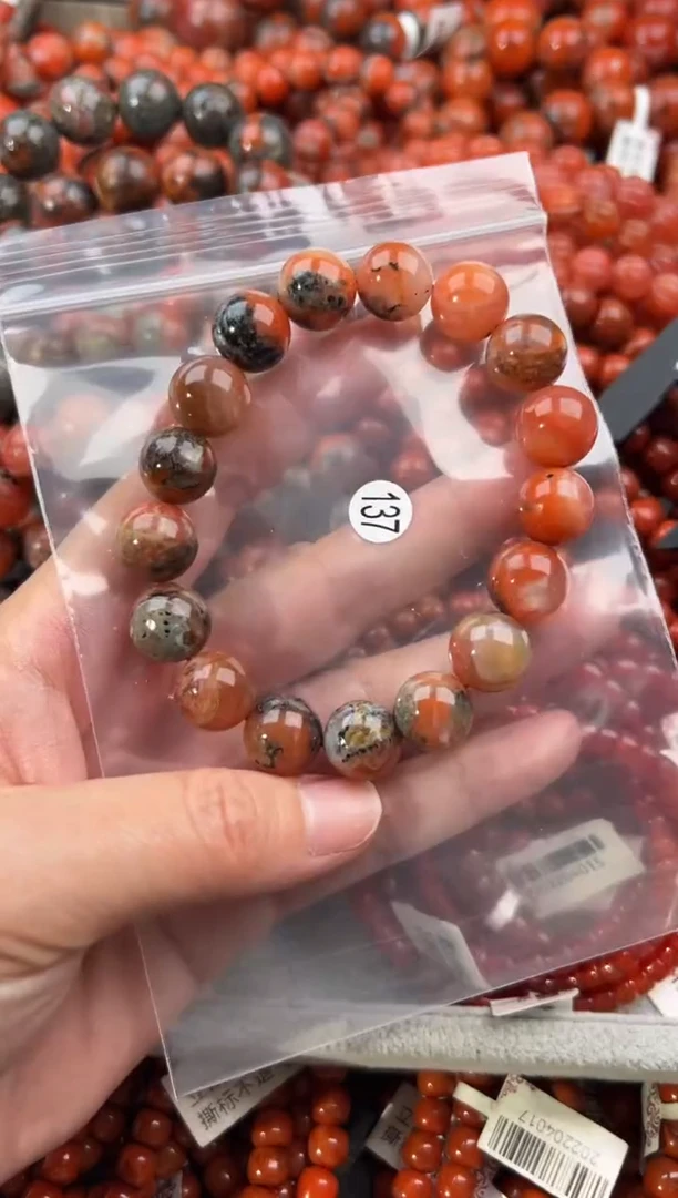 未镶嵌手串南红玛瑙12+