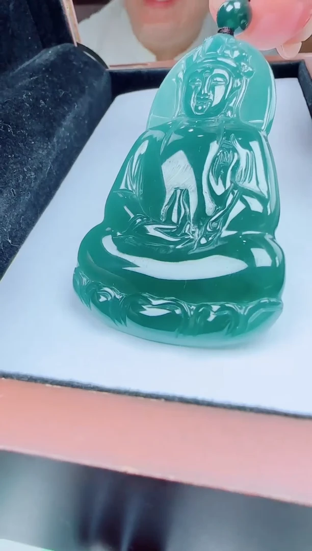 颈饰未镶嵌翡翠多样性发其一  小素衣观音