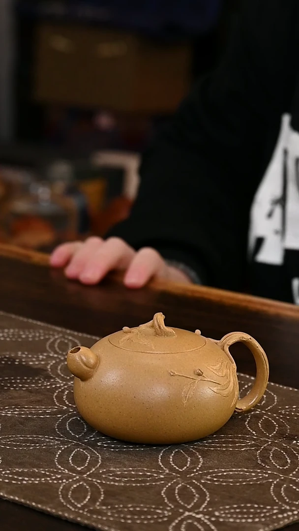 【闪购商品】紫砂茶壶黄金段泥-花器