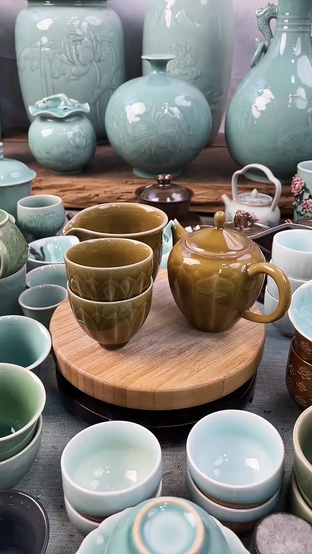 【闪购商品】福利款 慧仙青瓷 瓷器 套装