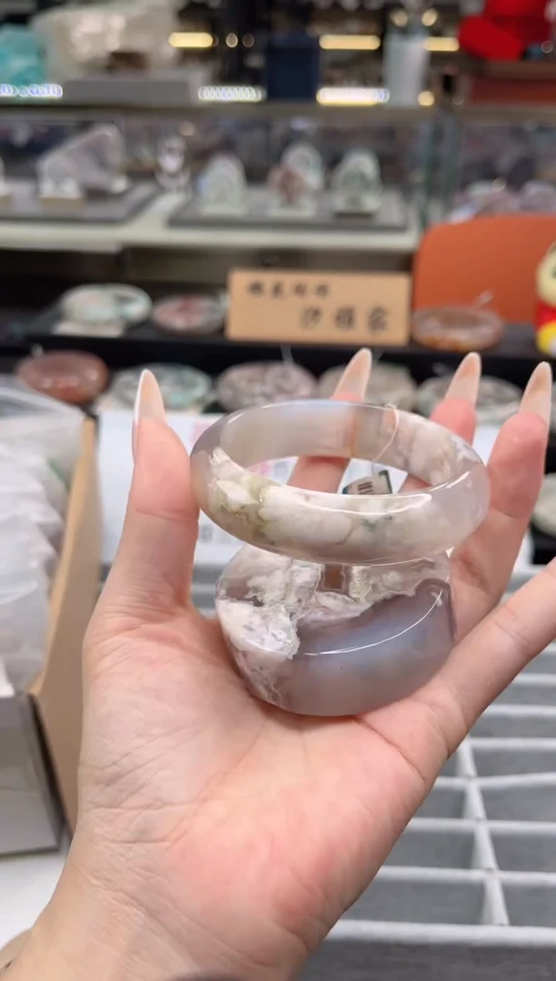 石英质玉手镯未镶嵌60圈口 （赠品镯心）3571380