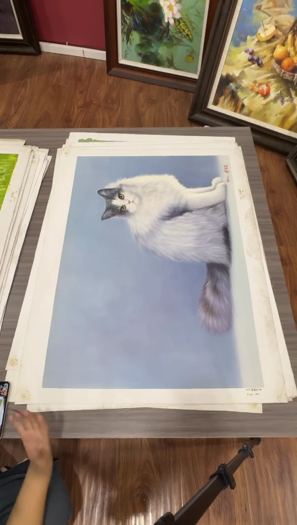 油画【62号】约90*60丨朝鲜原创纯手绘孤品油画丨顺丰包邮