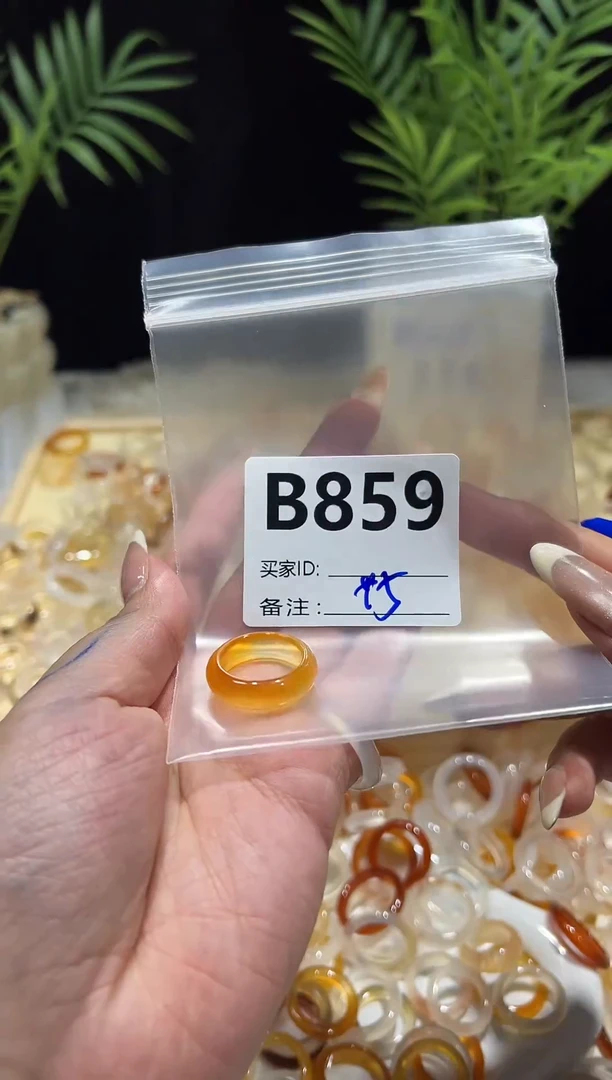 玛瑙/玉髓戒指合金玛瑙玉髓戒指福利款