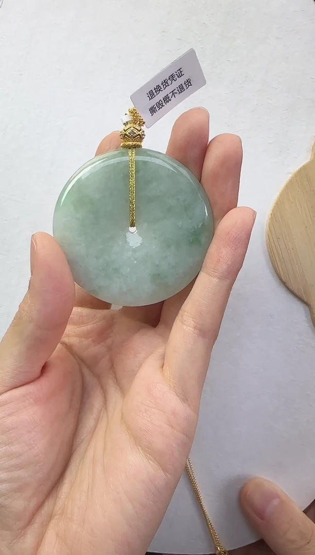 翡翠未镶嵌颈饰国风原创