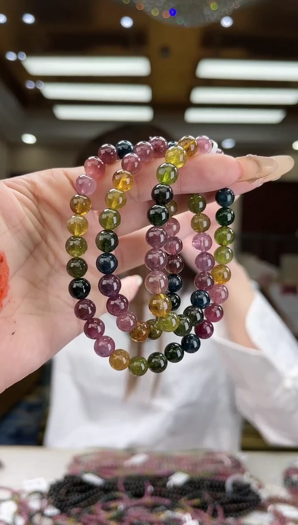 【闪购商品】碧玺/未镶嵌7mm+碧玺多圈多样性发货