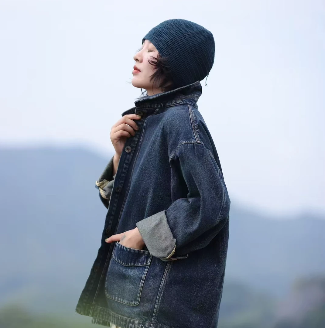 古兰木原创牛仔外套6302