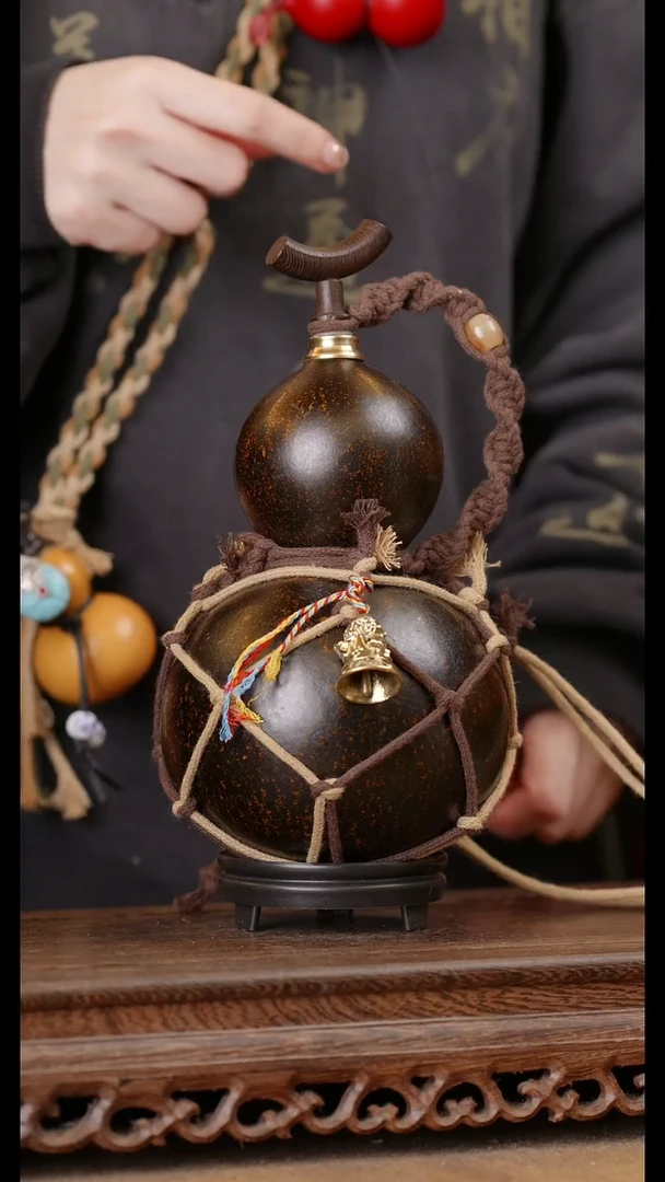 22号精品天然大漆酒葫芦一物一拍~