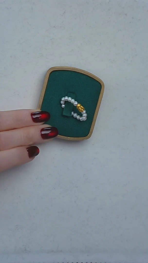 【闪购商品】淡水珍珠戒指未镶嵌3-4mm