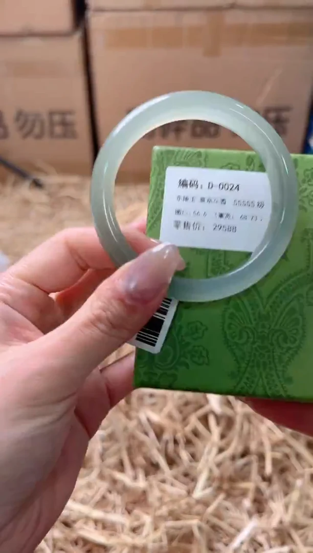 未镶嵌手镯石英质玉D-0024