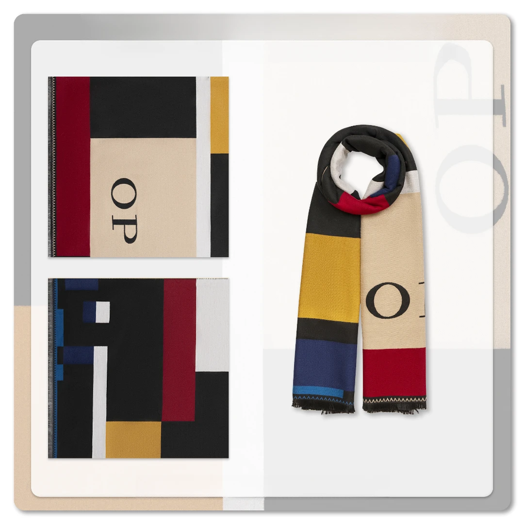 达芬奇密码2025百搭格子op双面两用办公室保暖百搭送人送礼大披肩