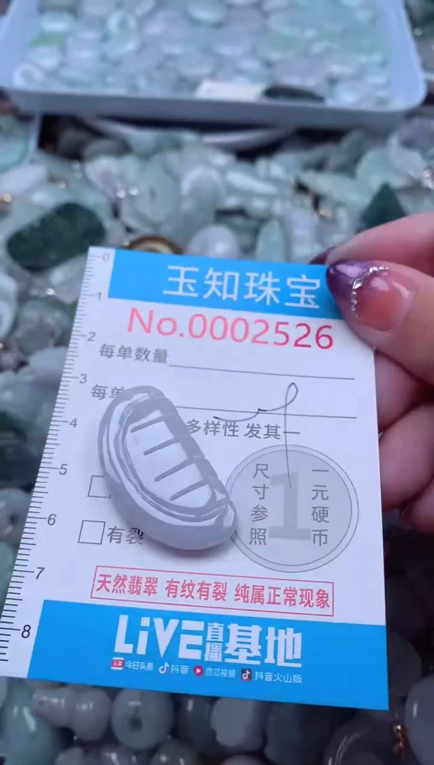 翡翠未镶嵌吊坠(不含链)2526