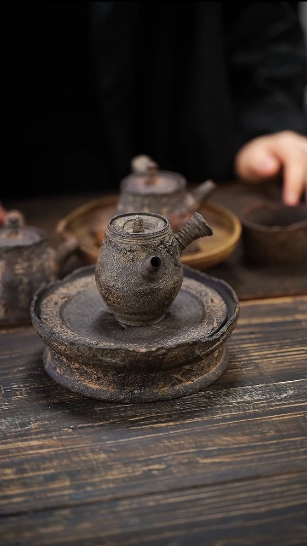 全手工制作 南蛮侧把壶