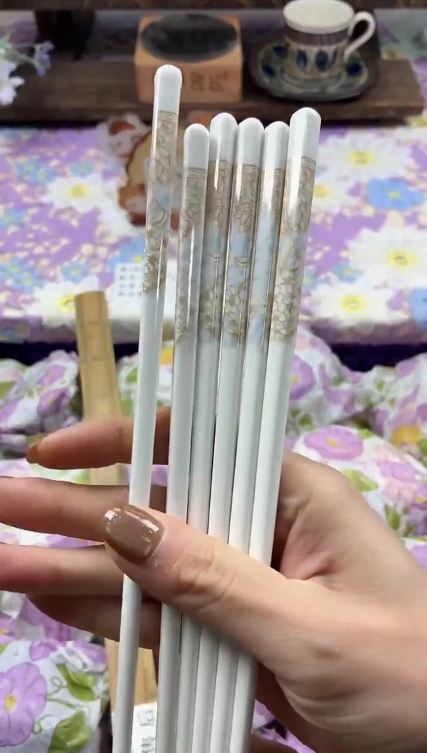 瓷片筷子3双