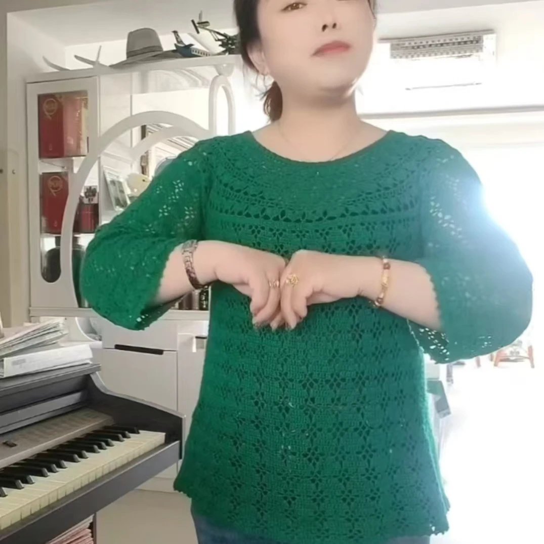 四环衣服钩针 教程（留意短信解锁课程）