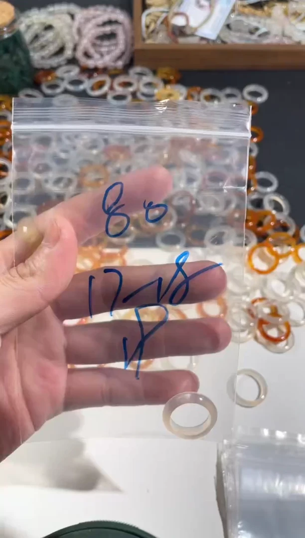 【闪购商品】玛瑙/玉髓戒指未镶嵌80