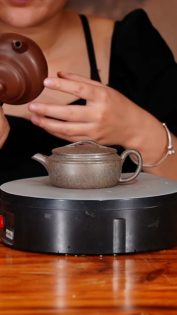 宜兴原矿紫砂壶茶壶150C