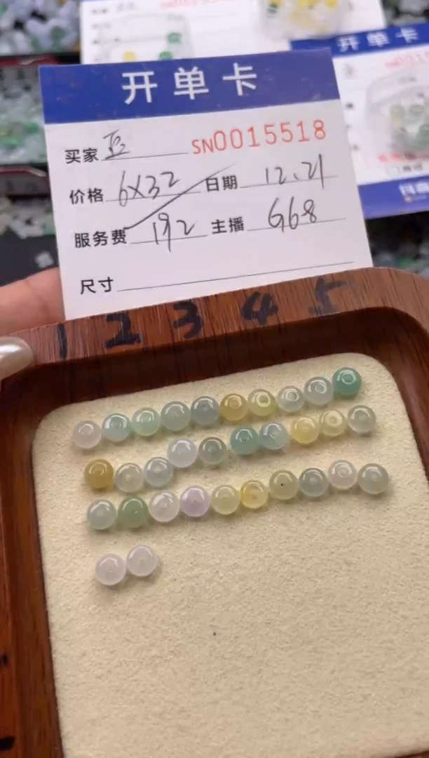 颈饰未镶嵌翡翠豆*兜15518