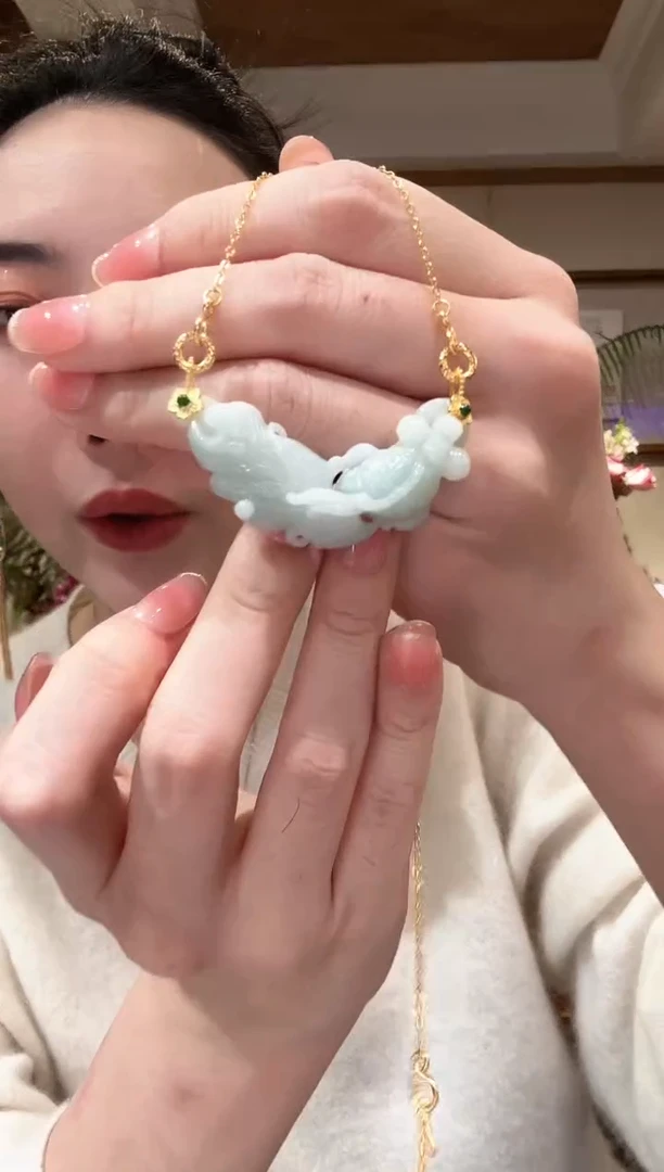 【闪购商品】翡翠颈饰未镶嵌国风