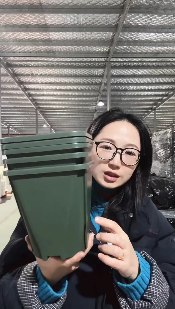 【闪购商品】塑料中号控根盆绿色10只装