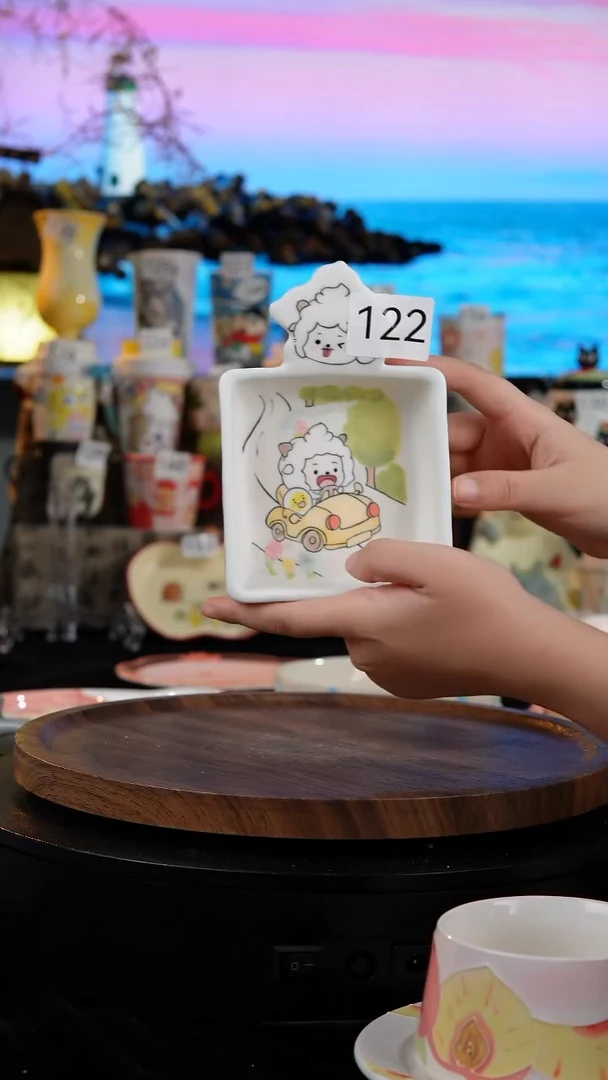 陶瓷便携款景德镇手工手绘陶瓷