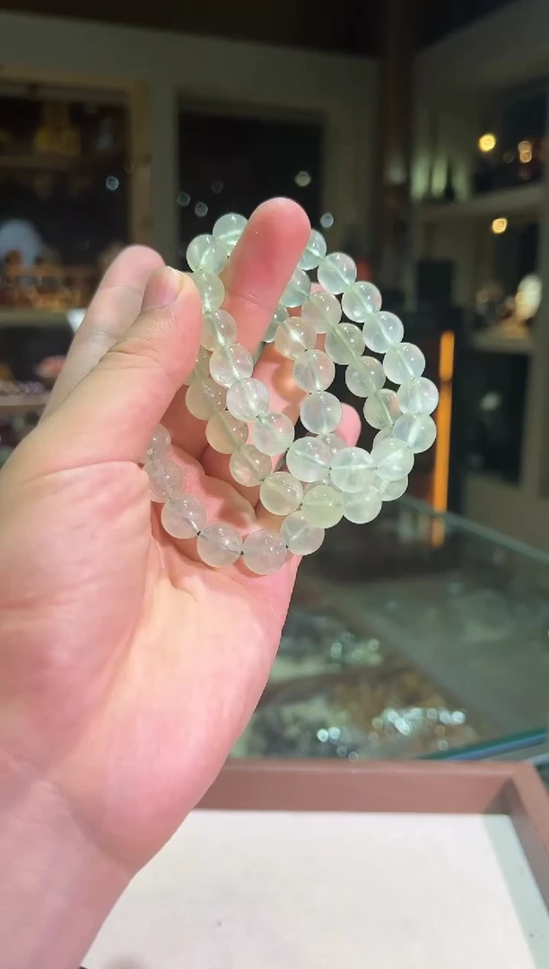 葡萄石未镶嵌手绳11mm+葡萄石（多样性发一）