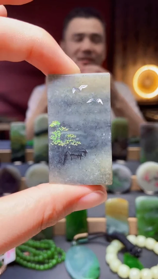 和田玉未镶嵌挂件yc