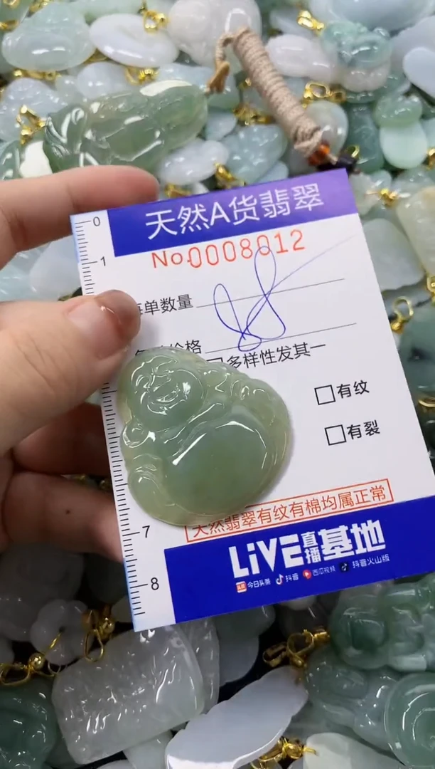 颈饰未镶嵌翡翠天然A货翡翠