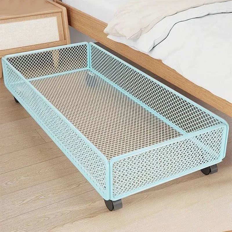 床底收纳箱带滑轮卧室床下换季衣服储存篮大容量沙发下玩具置物篮