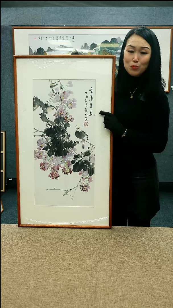 【闪购商品】国画52*92陈默如老师花鸟