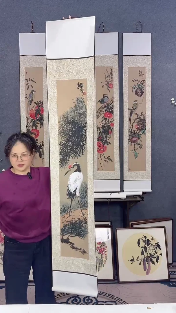 国画175*32吴铁成作品