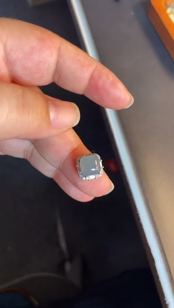 吊坠(不含链)银S925镶嵌翡翠1